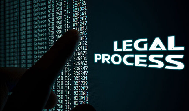 Legal process