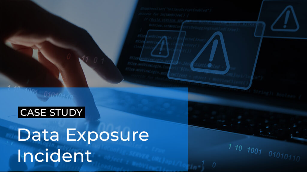 Data Exposure incident